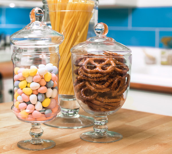 Textured Touches Snack Jars