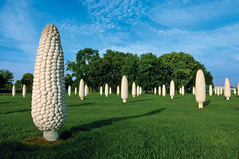 field-of-corn-sculptures