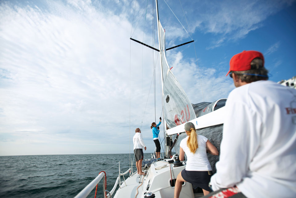 The sailing crew (photo by Kevin Kopanski)