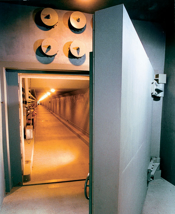 The door of The Greenbrier Bunker