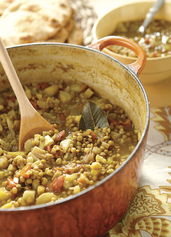 Curried Vegetable and Lentil Soup