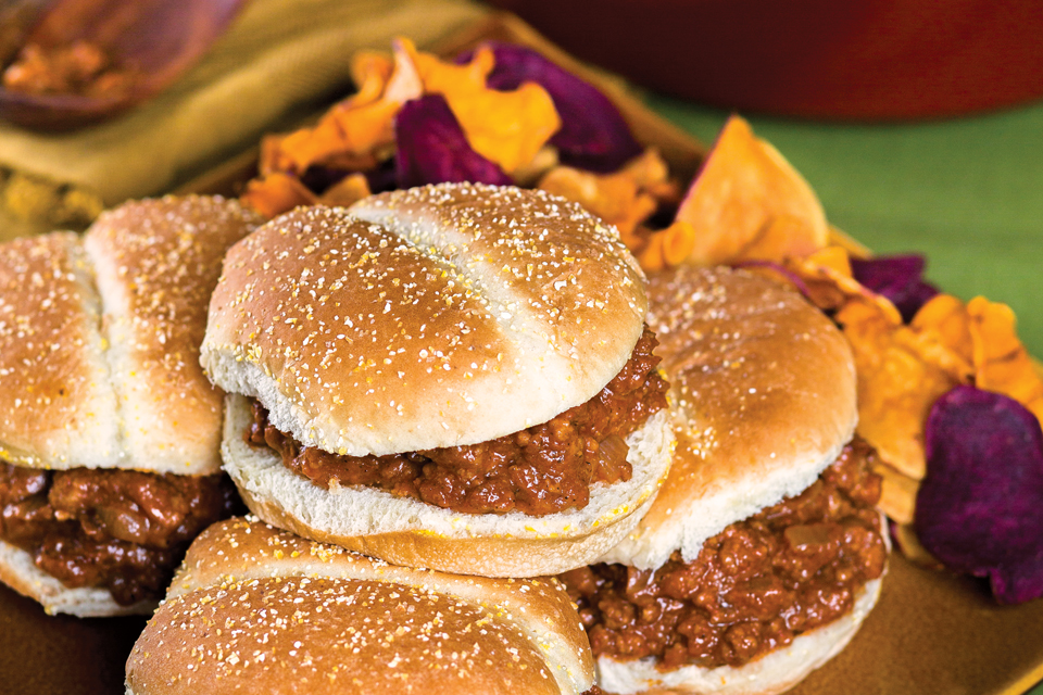 Pumpkin burgers (photo by Maureen MacGregor)