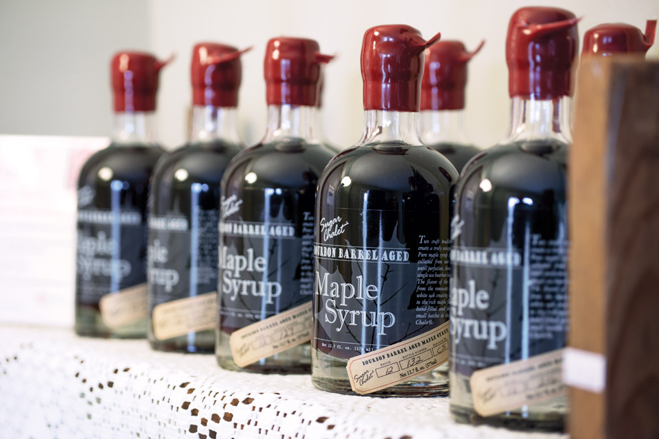 Bissell's bourbon-barrel-aged maple syrup