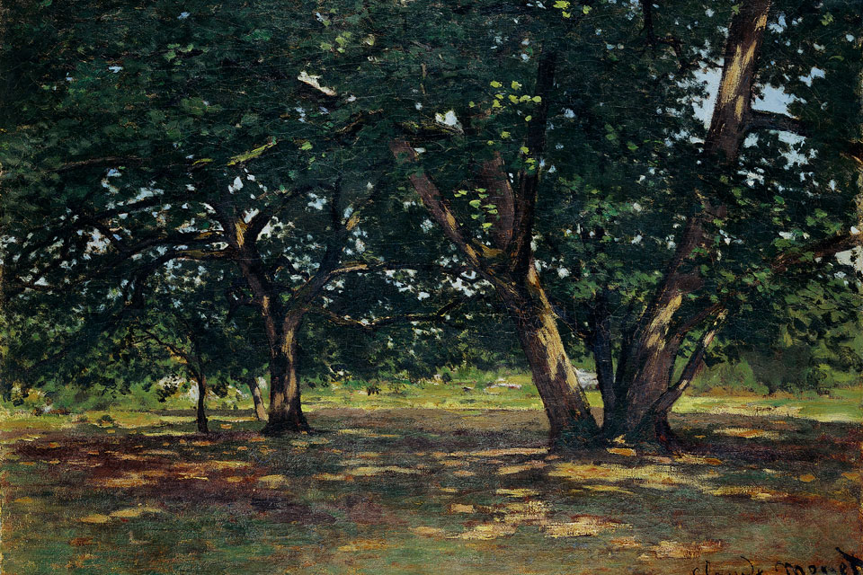 Claude Monet's "Foret de Fontainebleau"