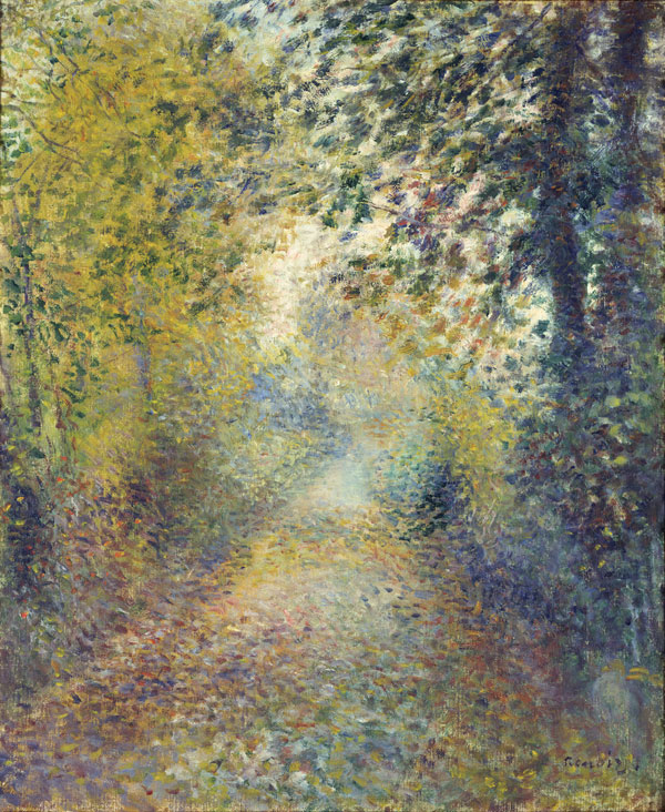 Pierre-Auguste Renoir's "In the Woods"