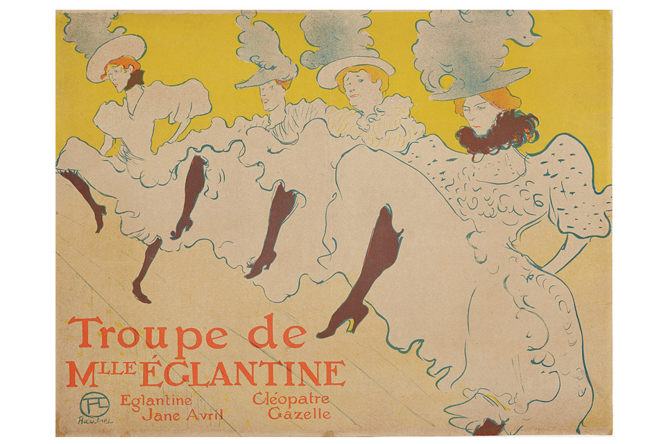 Henri de Toulouse-Lautrec's "Troupe Mademoiselle Eglantine"