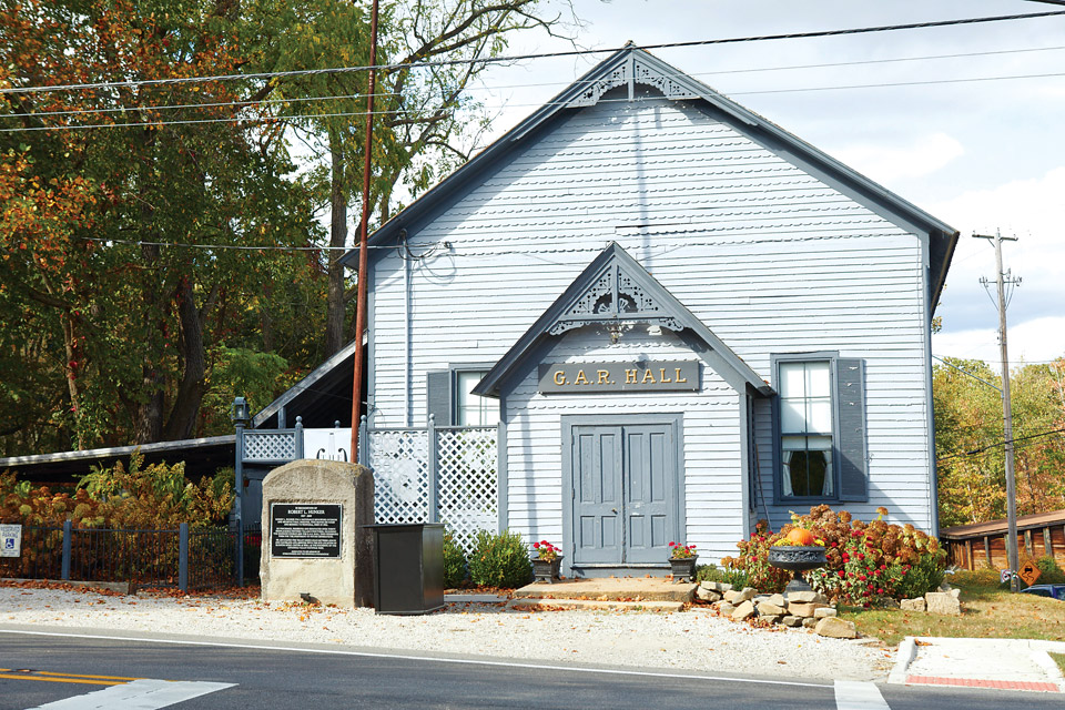 GAR Hall in Peninsula