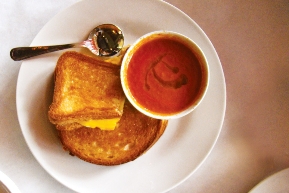 20 Brix's grilled cheese and tomato bisque