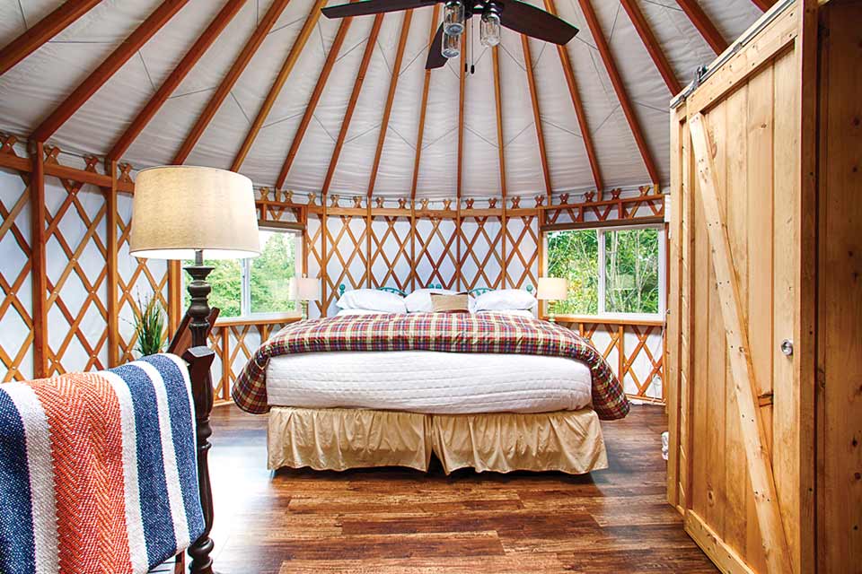 Yurt at the Inn & Spa at Cedar Falls