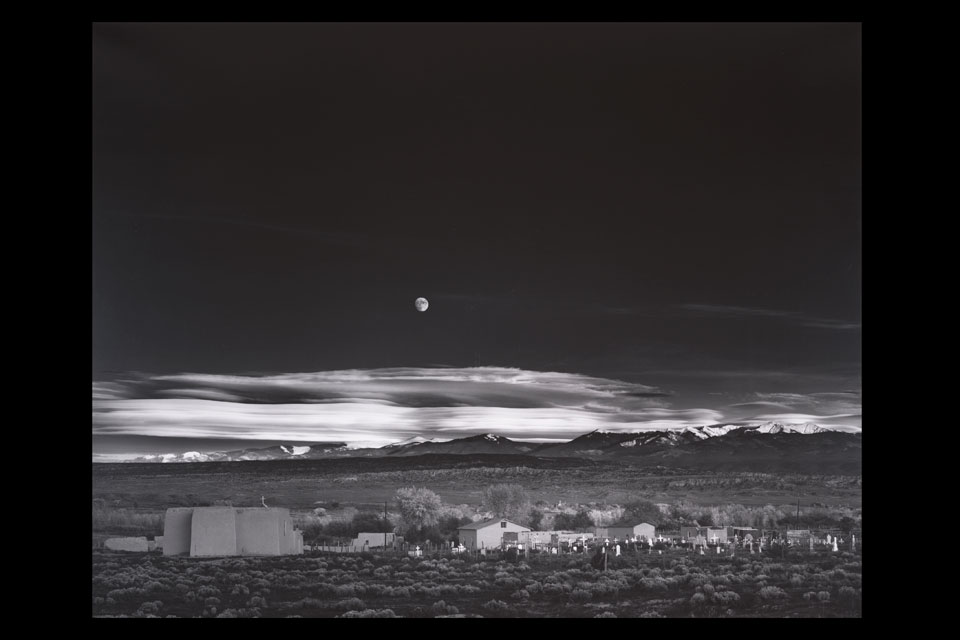 Moonrise Hernandez, New-Mexico, Ansel Adams