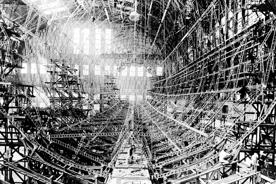 USS Shenandoah interior view (U.S. Naval History and Heritage Command Photograph)