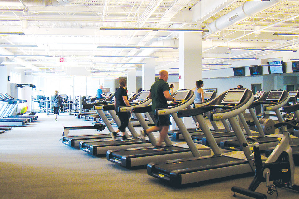 Treadmills at the Phillip Heit Center for Healthy New Albany