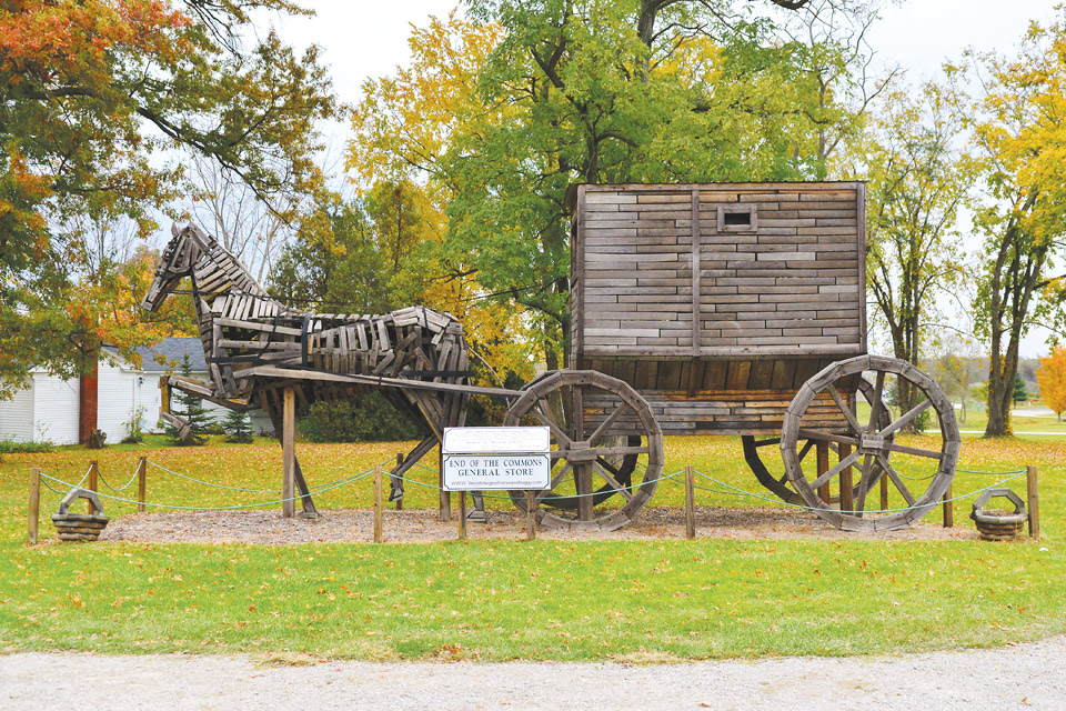 Wooden-Horse-and-Buggy-End-of-Commons-General-Store