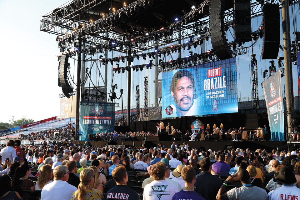 Pro Football Hall of Fame Enshrinement Ceremony