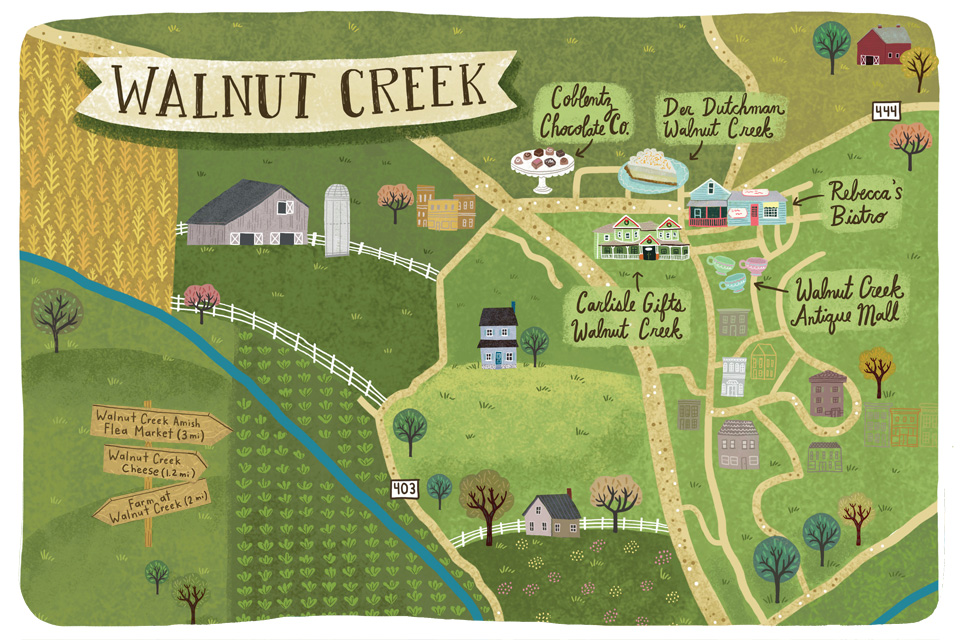 Map of Walnut Creek