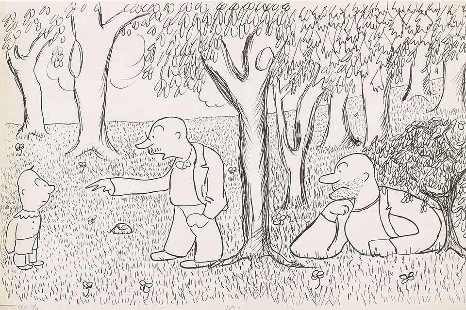 ‘A Mile and a Half of Lines: The Art of James Thurber’