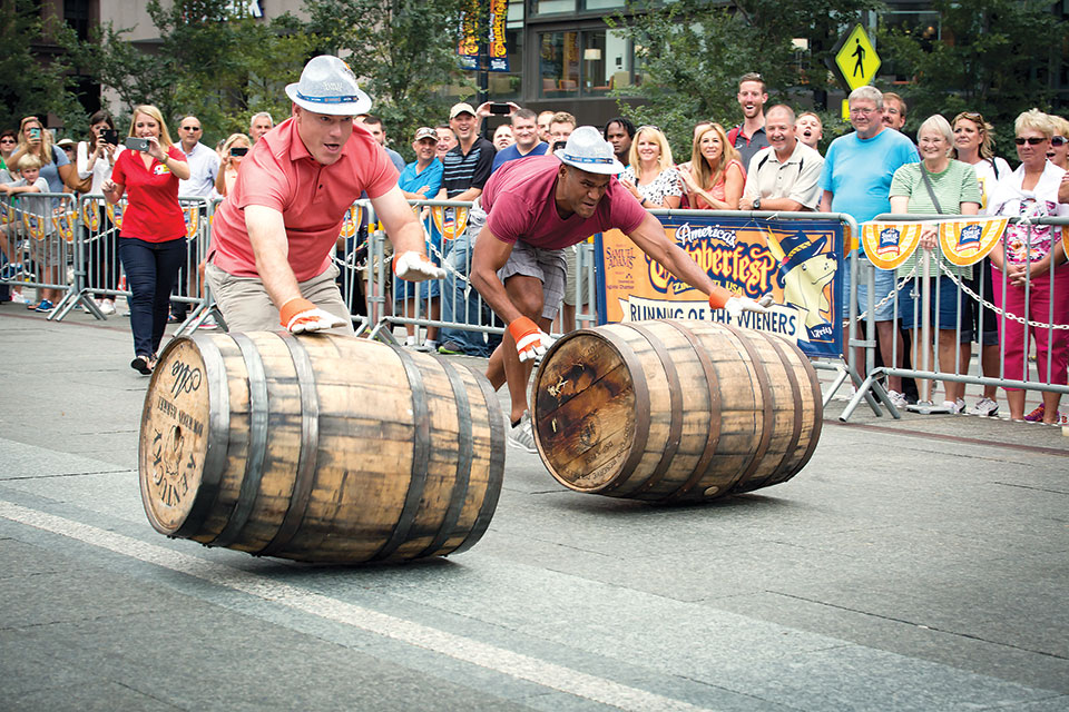 Oktoberfest Barrel Race (photo courtesy of Cincinnati USA Regional Chamber)