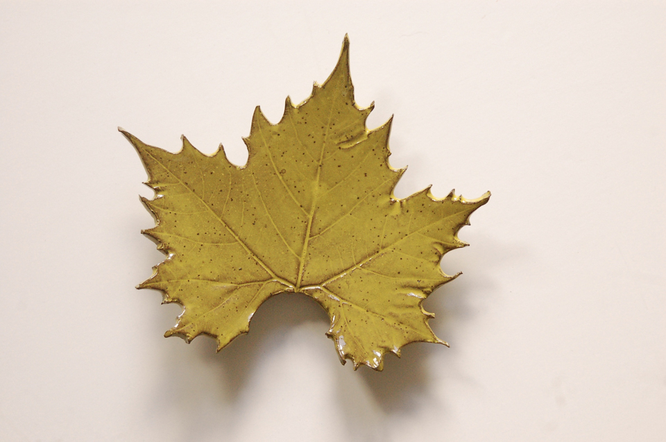 C. McDonough Ceramic Leaf
