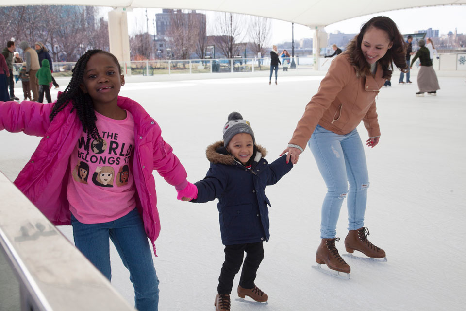 Riverscape Metropark Ice Rink in Dayton