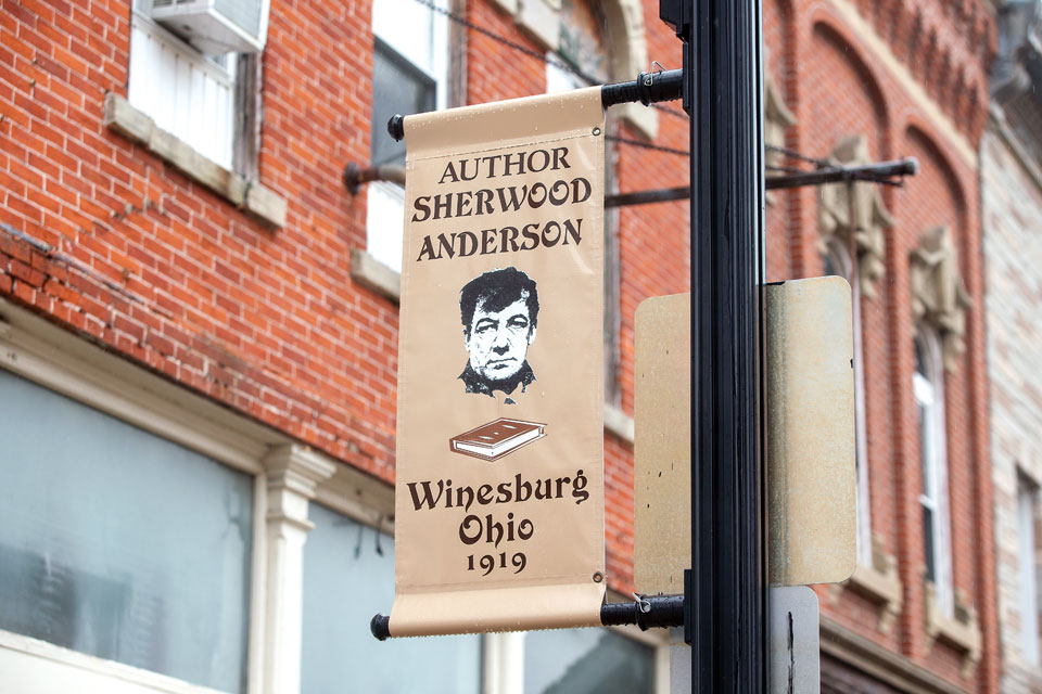 Sherwood Anderson sign in Clyde