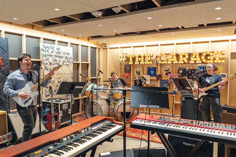 The Garage at Rock and Rock Hall of Fame (photo by Eduardo Olmeda)