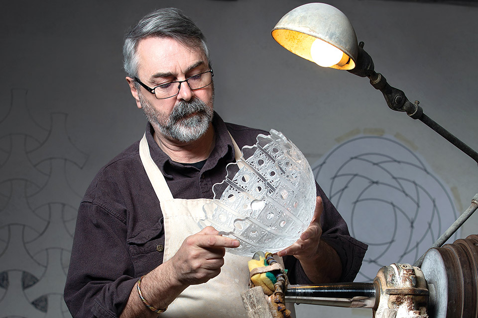 How Hawkes Crystal Keeps a Unique Glass-Cutting Tradition Alive