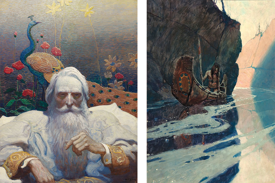 N.C. Wyeth's "Captain Nemo," "In the Crystal Depths"