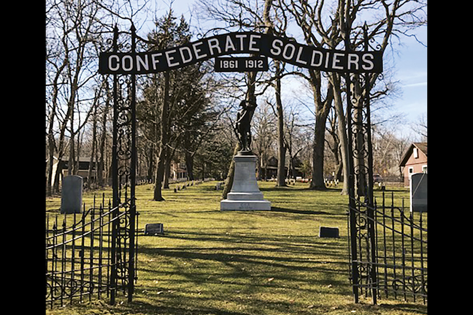 Johnson's Island cemetery (photo courtesy of the Johnson's Island Preservation Society)