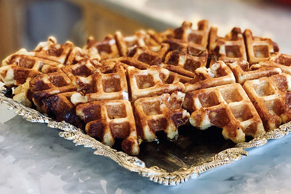 Le Torte Dolci Liege waffles (photo courtesy of Le Torte Dolci)