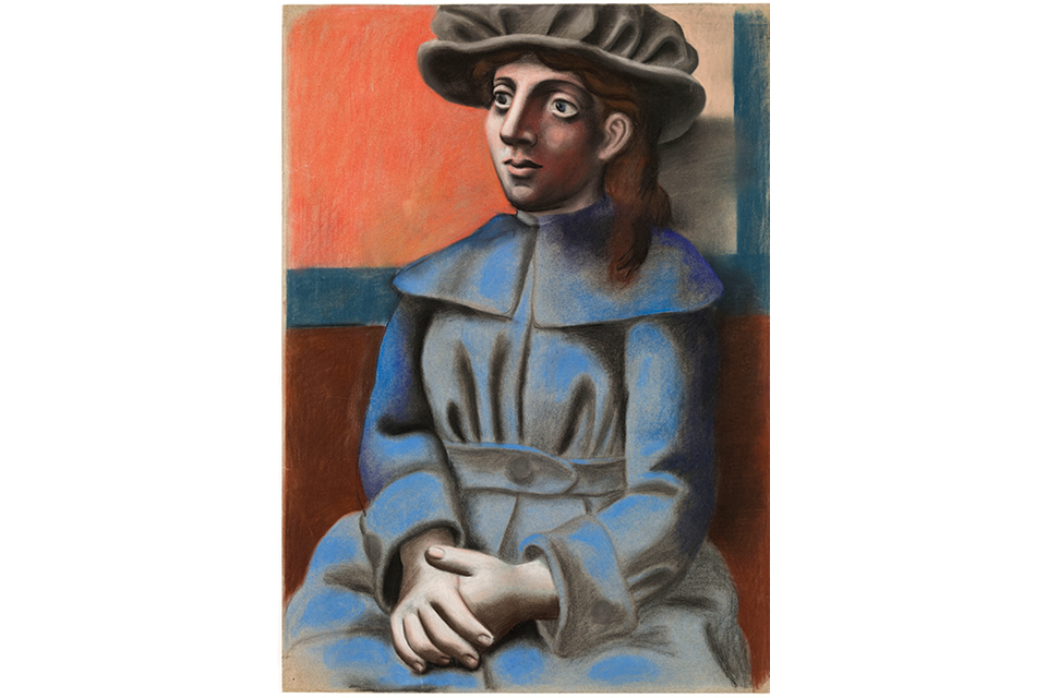 Pablo Picasso's "Girl in a Hat with Her Hands Clasped"