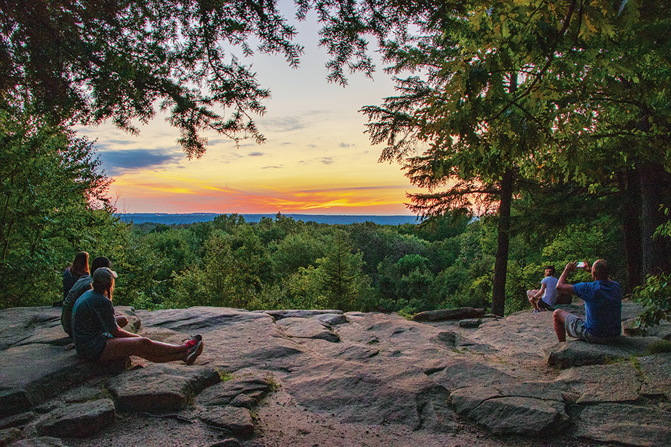 Ritchie Ledges sunset