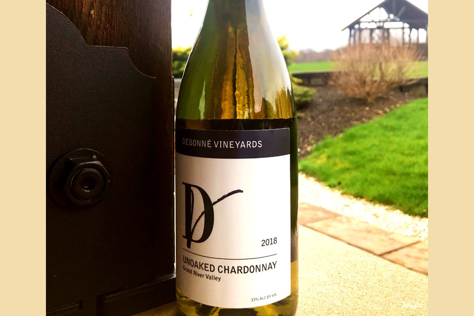 Unoaked Chardonnay (photo courtesy of Debonne Vineyards)