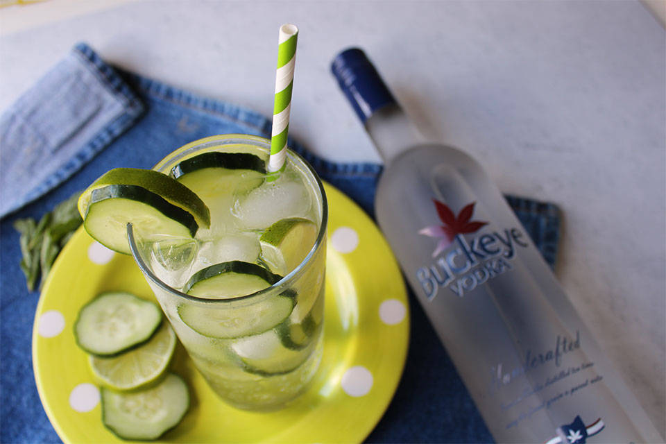 Buckeye Vodka’s 3 C’s Cooler (Charlie’s Cucumber Cooler) (photo courtesy of Buckeye Vodka)