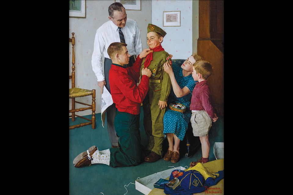 Norman Rockwell's "Mighty Proud"