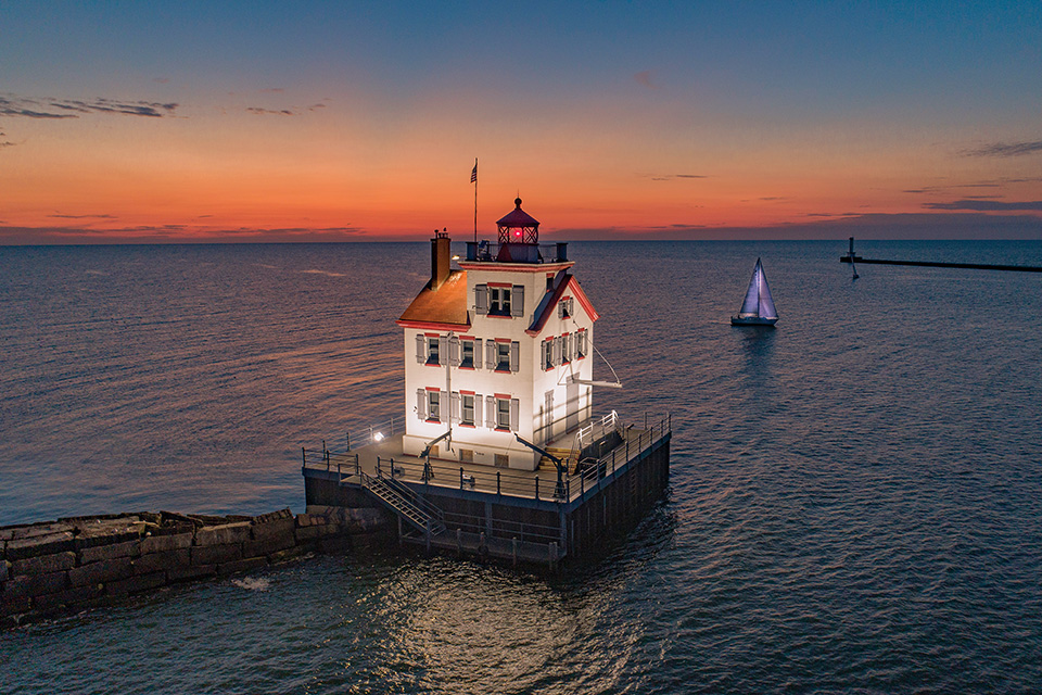 Lorain Lighthouse (photo courtesy of Aerial Agents)