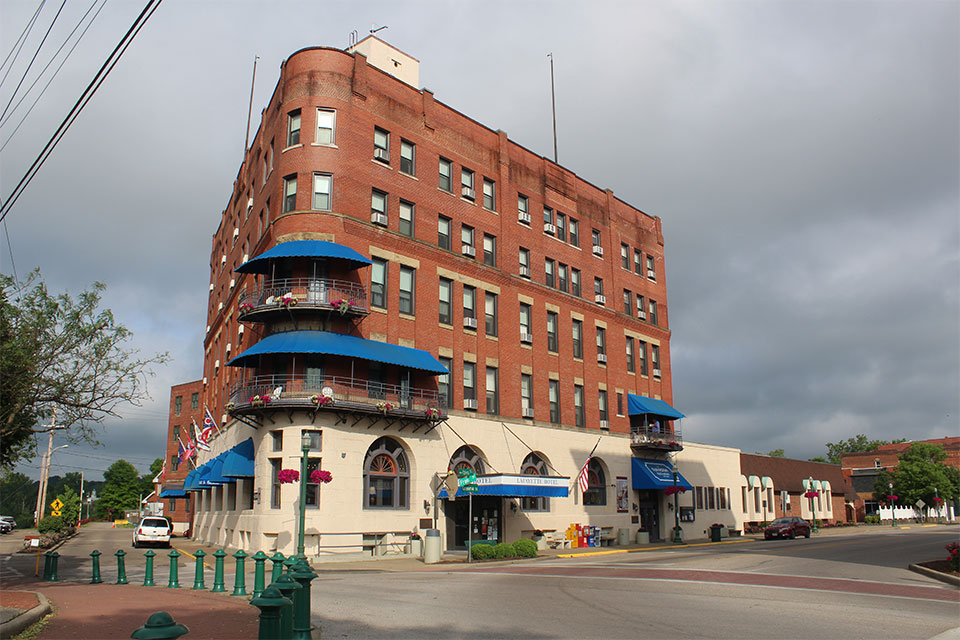 The historic Lafayette Hotel