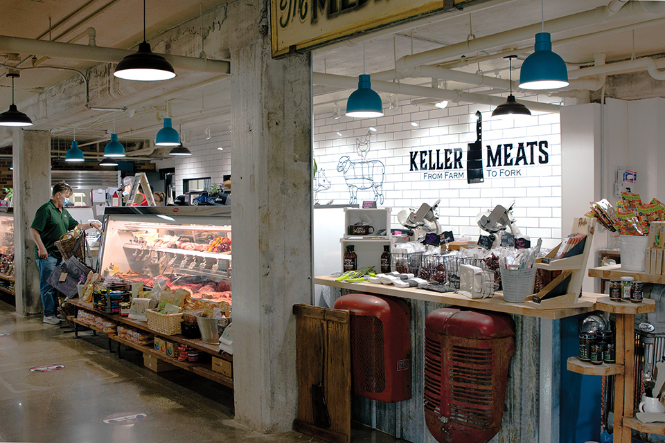 Farmer's Exchange Keller Meats counter (photo by Rachael Jirousek)