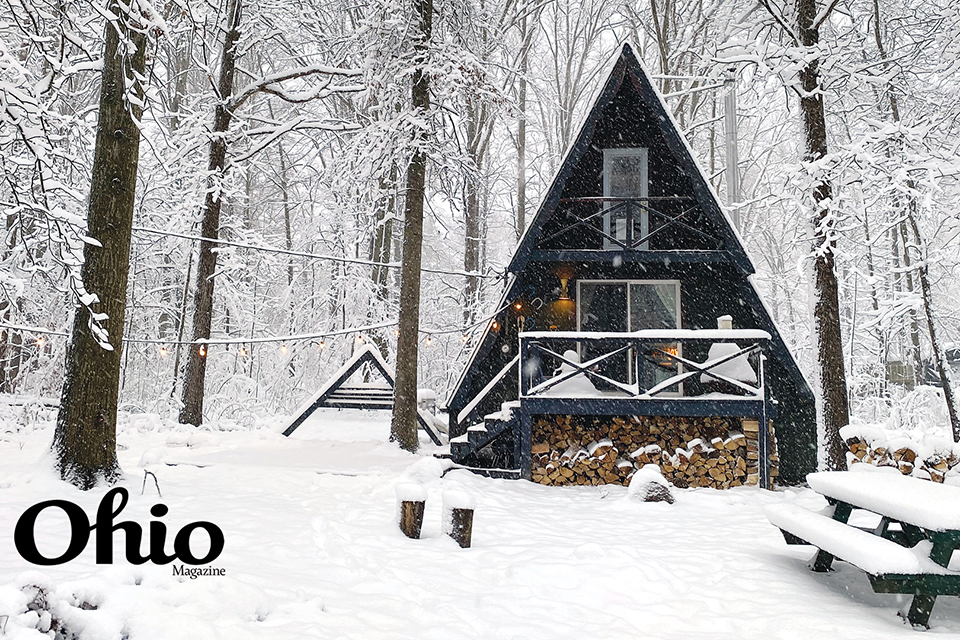 Triangle Cabin in winter (photo by Zoe Eloise White)