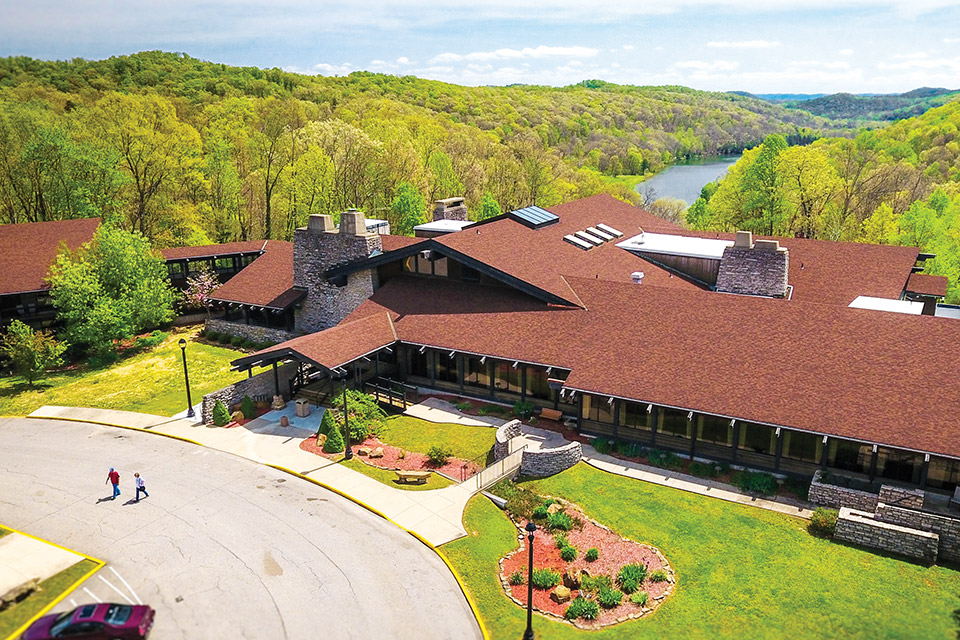 Shawnee State Park Lodge (photo courtesy of the Ohio Department of Natural Resources)