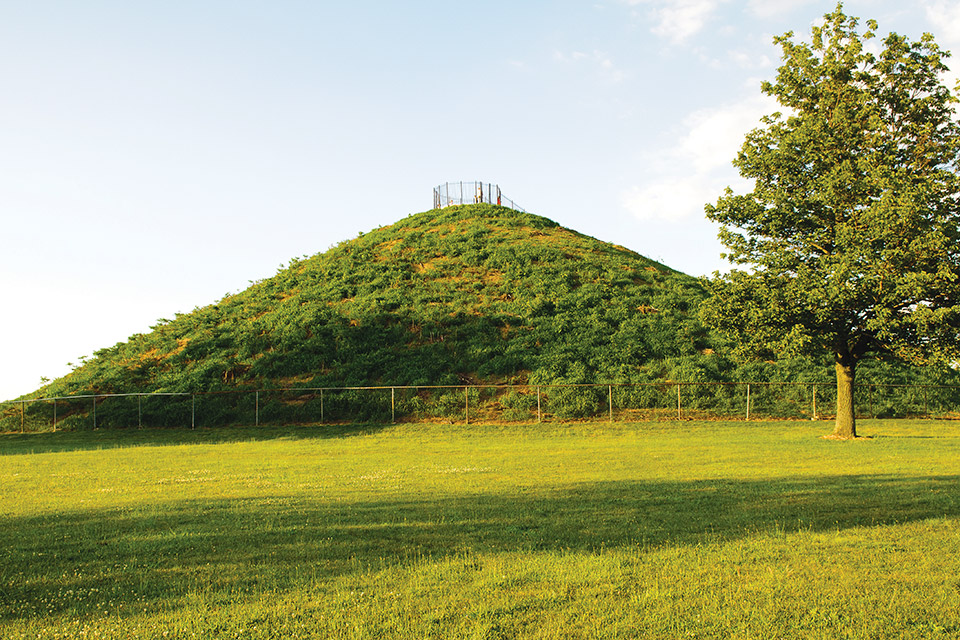 Miamisburg Mound (photo courtesy of Ohio Images)