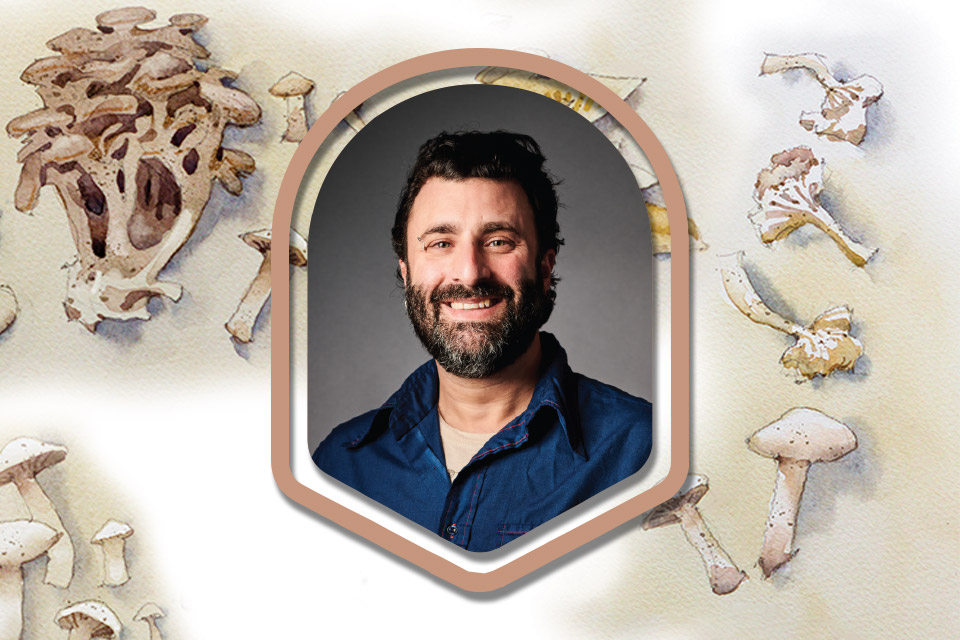 Forager Jeremy Umansky (photo by Angelo Merendino, illustration by Jeff Suntala)