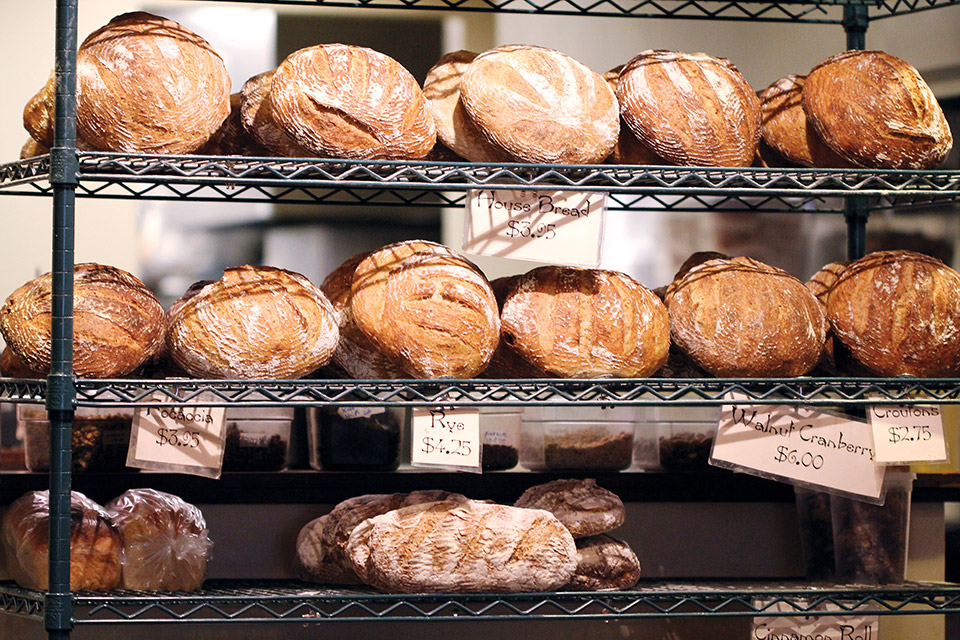 Fresh baked bread (photo courtesy of Broken Rocks Cafe & Bakery)