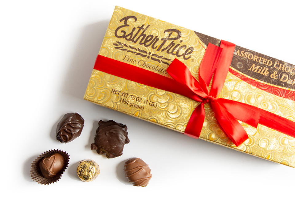 Esther Price chocolates (photo by Rachael Jirousek)