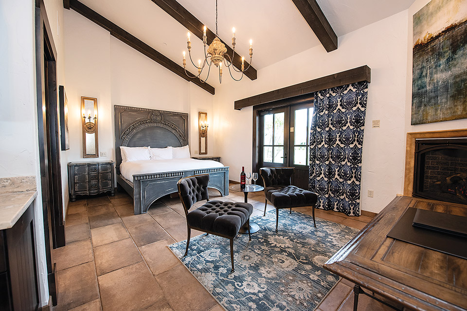 Gervasi Vineyard's Casa guest room interior