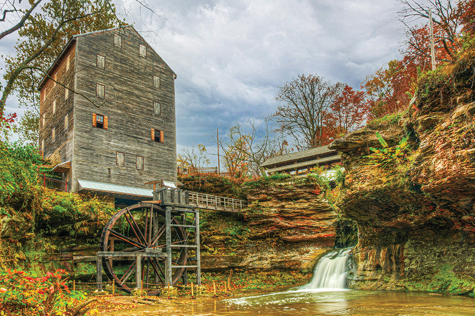 Rock Mill in fall (photo by Bruce Wunderlich)