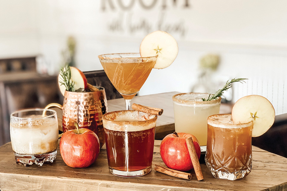 Zassy's Taproom fall cocktails (photo courtesy of Zassy's Taproom)