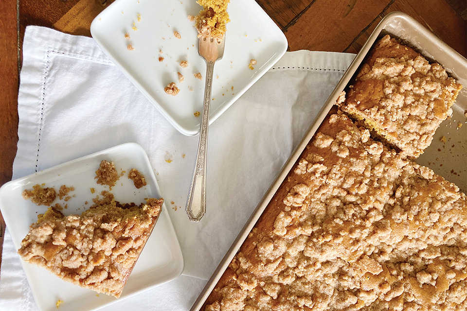 Pumpkin coffee cake (photo by Rachael Jirousek)