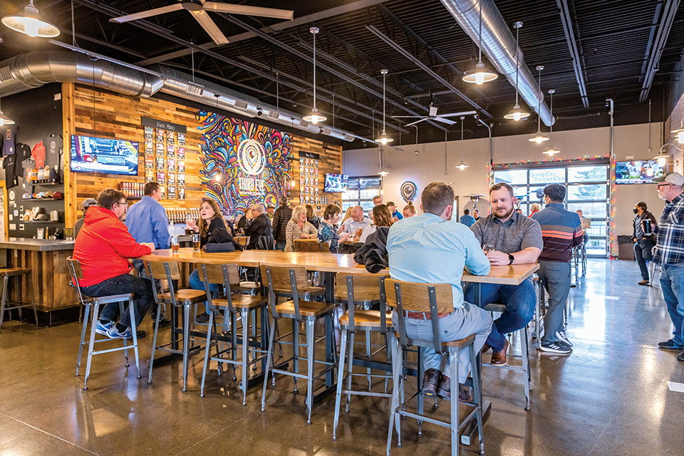 Third Eye Brewing Co.'s interior (photo by Matthew Allen)