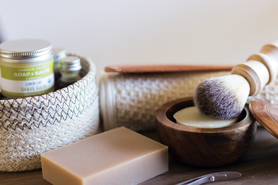 Chagrin Valley Soap and Salve shave balm and soap