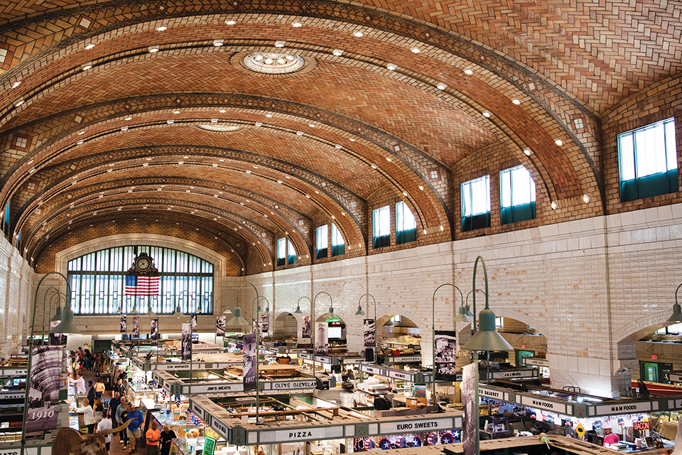 Cleveland’s West Side Market interior (photo by Christian Harsa)